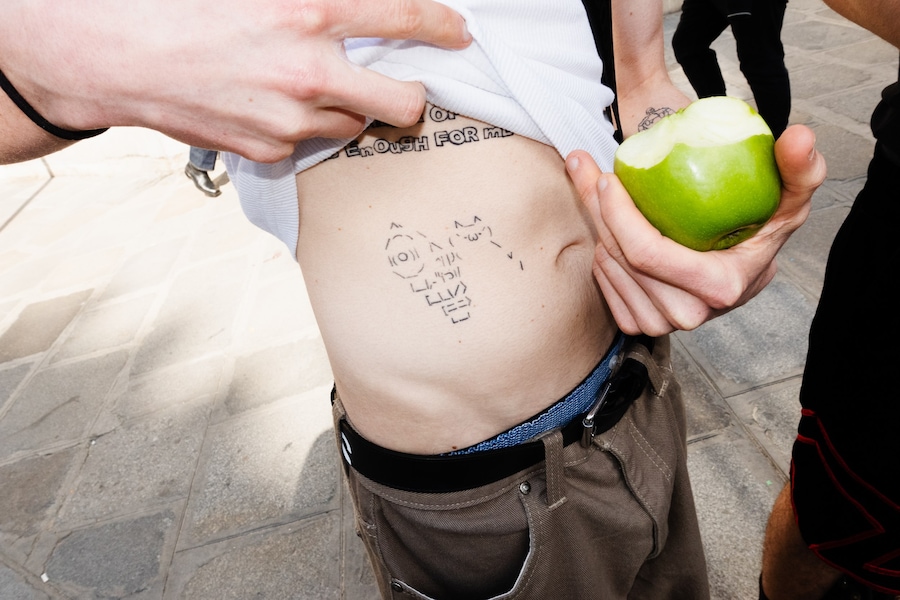 More Paris SS25 street style by Yu Fujiwara 20