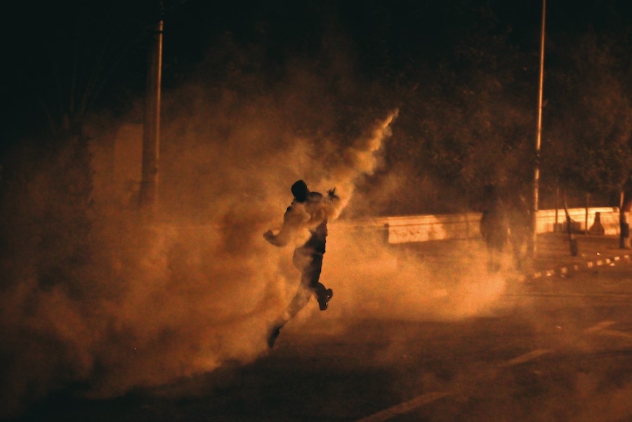 Mosa’ab Elshamy, Clashes in Mohamed Mahmoud Street 1