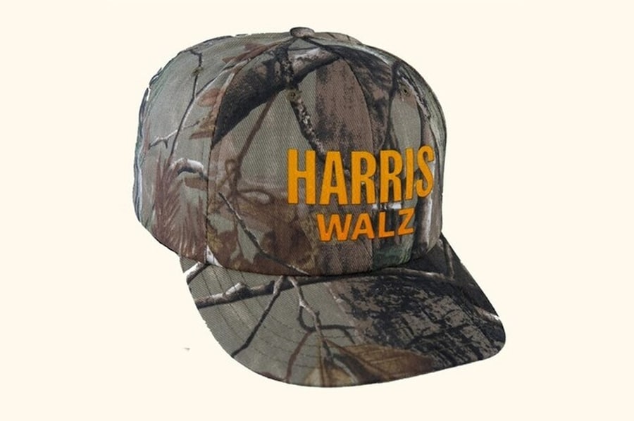 Kamala Harris Tim Walz camo cap
