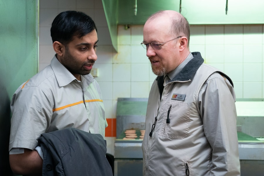 L to R_Adam (Faraz Ayub) and Jeff (Steve Oram) in 11