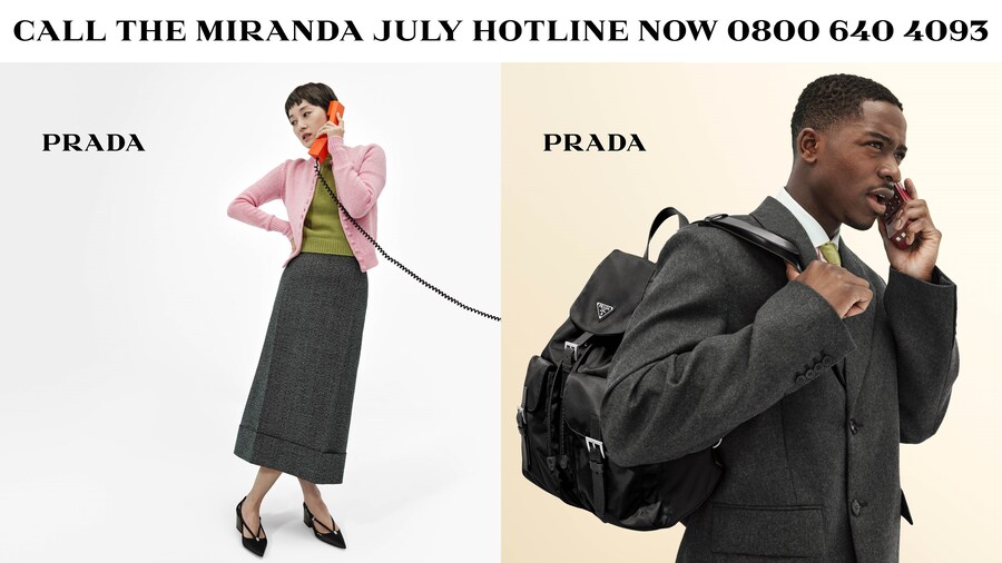 Prada AW24 campaign – Miranda July 1