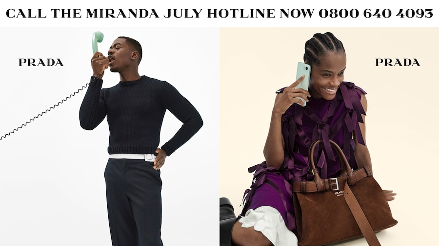 Prada AW24 campaign – Miranda July 3