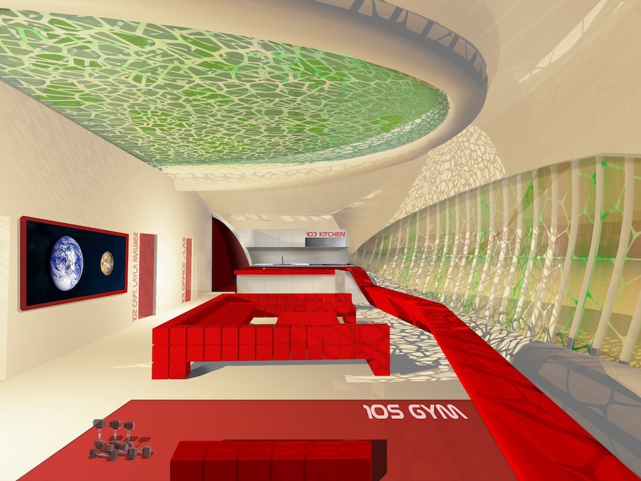 Mycotecture living area 3