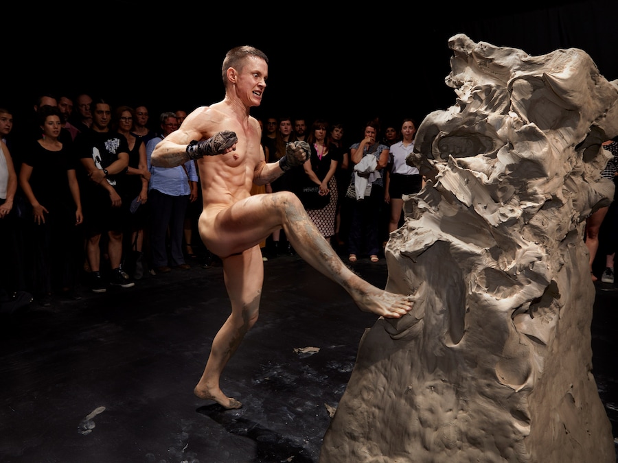 Cassils Becoming an Image Performance Still No. 1 3