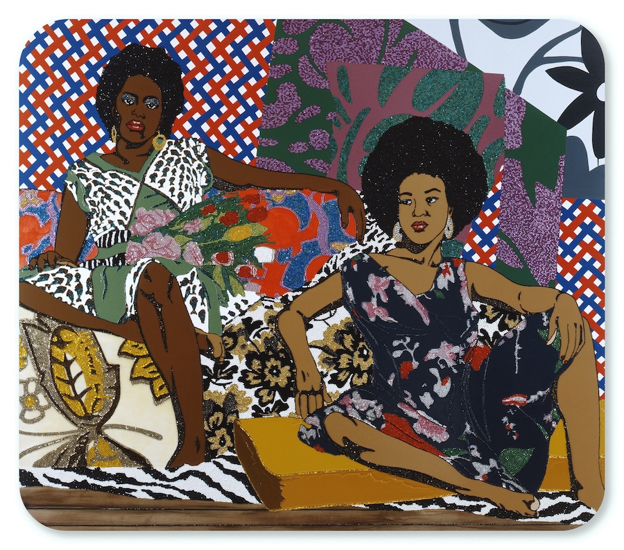Mickalene Thomas, A Moment’s Pleasure #2, 2008. &#169; 2