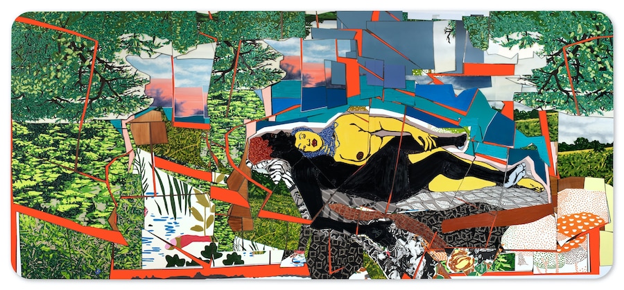 Mickalene Thomas, Sleep_ Deux Femmes Noires, 2012. 6