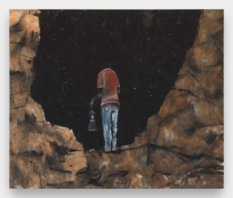 Noah Davis, Painting for My Dad, 2011 (c) The Esta 2