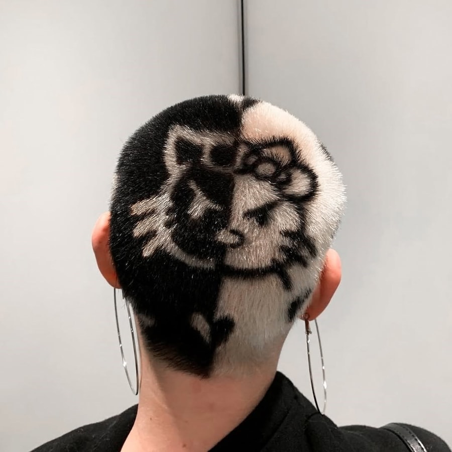 Jackie Bieber hairstylist buzzcut artist 12