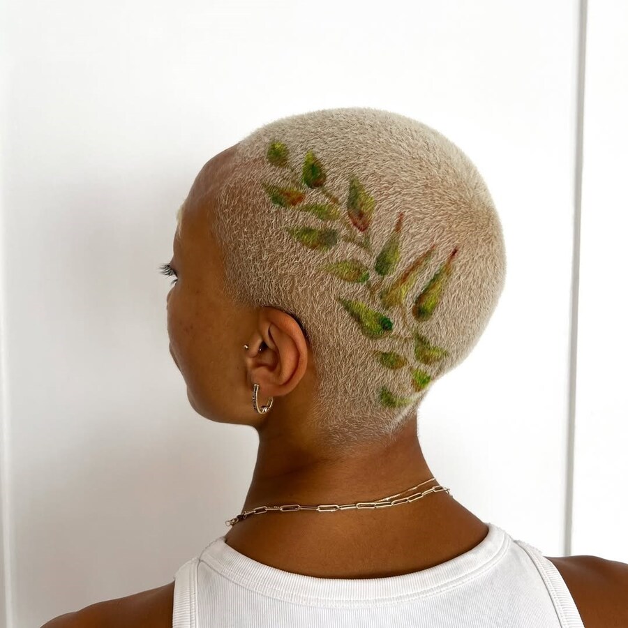 Jackie Bieber hairstylist buzzcut artist 13