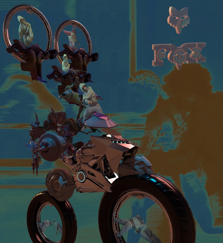 Kiko Kostadinov Fox Lab SS25 campaign 3