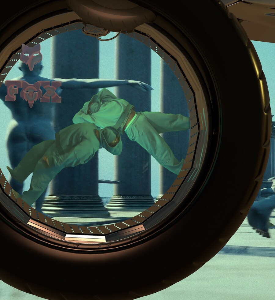 Kiko Kostadinov Fox Lab SS25 campaign 4