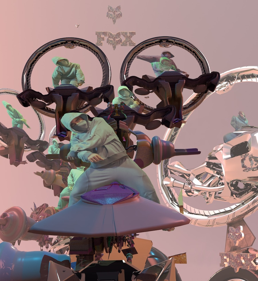 Kiko Kostadinov Fox Lab SS25 campaign 11