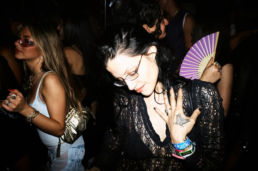 Charli XCX Guess Jeans Coachella party 2025 11