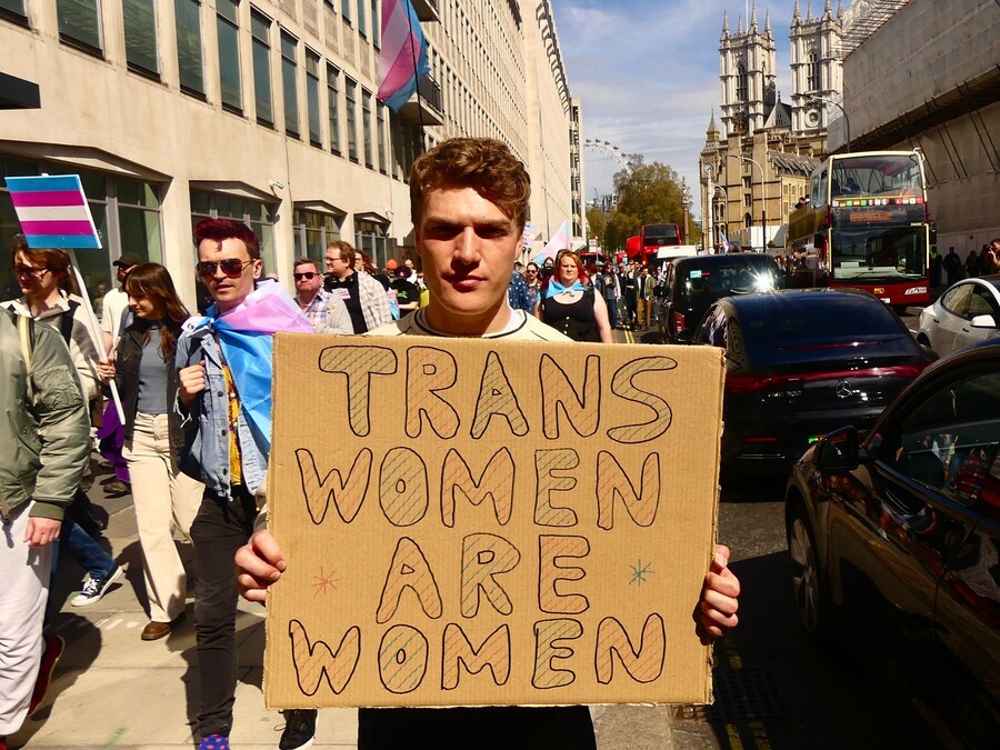 Man with sign 7