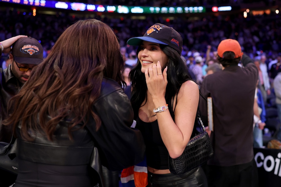 Kylie Jenner at the Knicks game 2