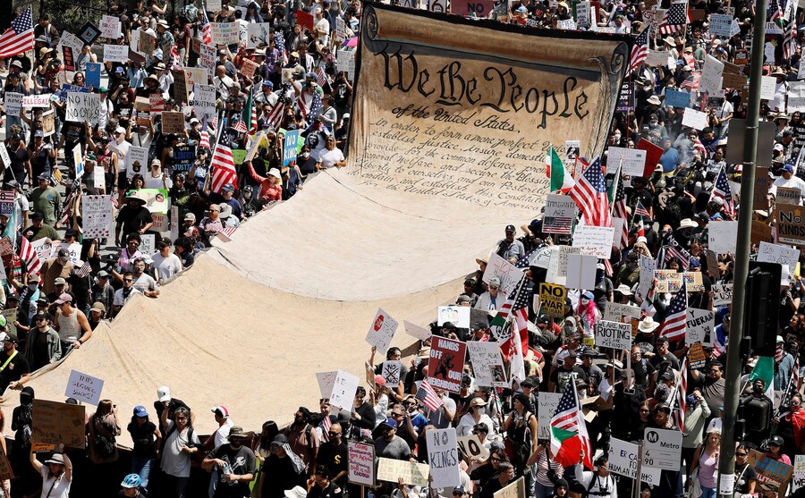 Anti-Trump &quot;No Kings&quot; Protests Pop Up Across The Country 8