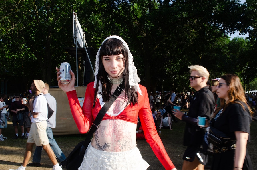 Charli xcx LIDO festival street style 15