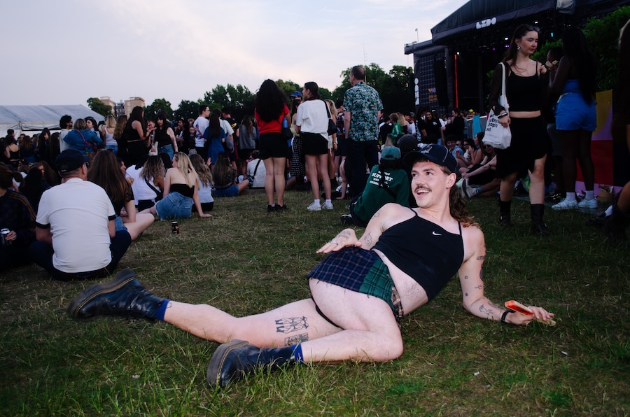 Charli xcx LIDO festival street style 28