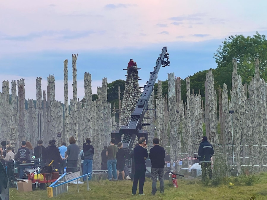 BTS photos from the set of 28 Years Later 1