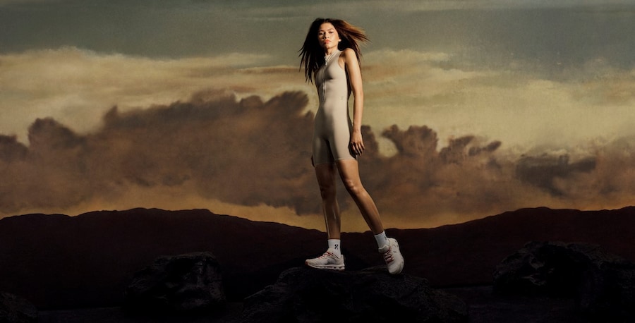 Zendaya On atheltic campaign aw25 2