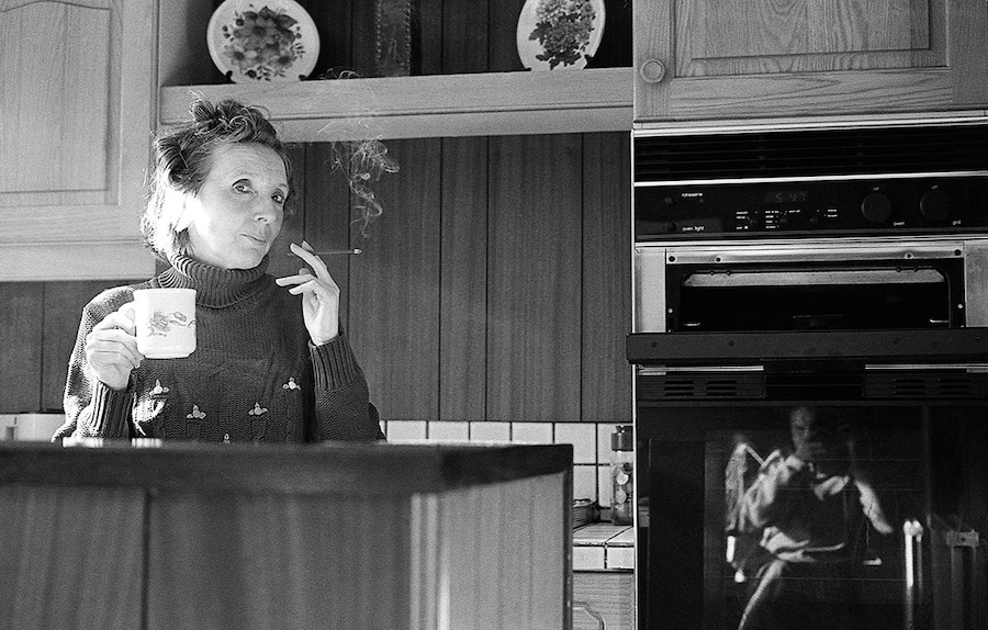 Mother with Cigarette and me in the oven. 1991 &#169;Ma 2