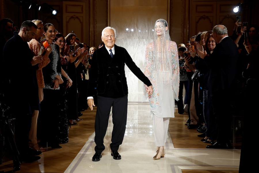 Armani tại show Armani Privé Xuân-Hè 2025