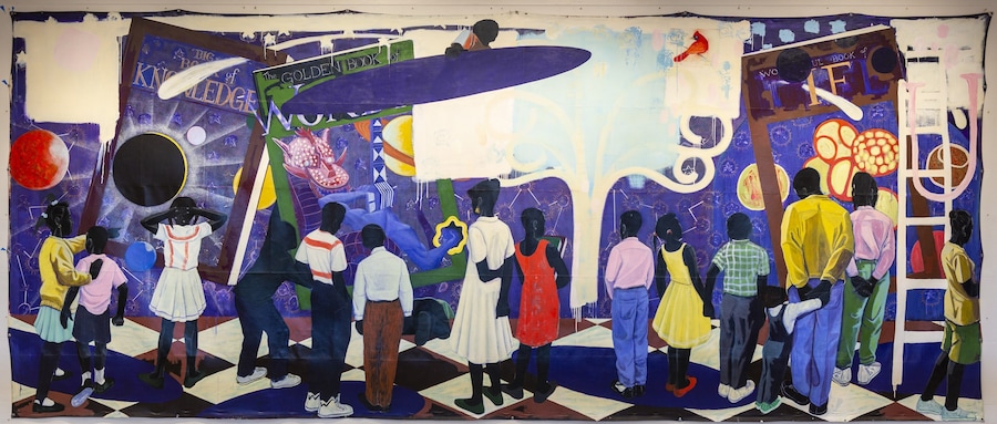 Kerry James Marshall, Royal Academy exhibition, London 8