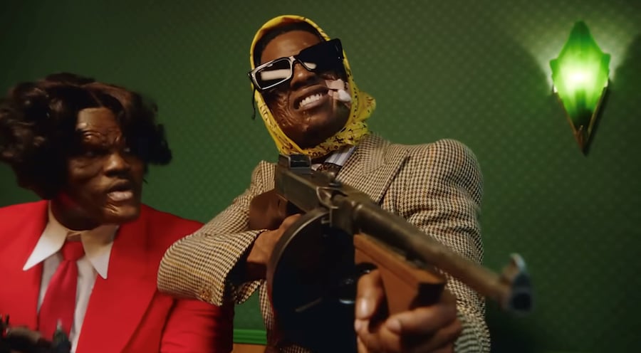A$AP Rocky &quot;Babushka Boi&quot; music video, 2022 25