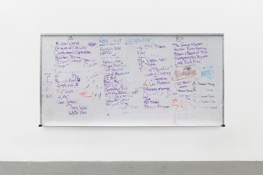 Lutz Bacher, Whiteboard (2018) 10