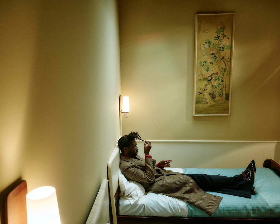 Dev Hynes Valentino Nocturne campaign BTS 0