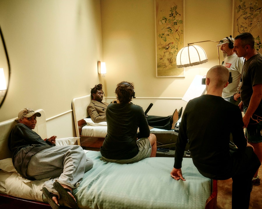 Dev Hynes Valentino Nocturne campaign BTS 4