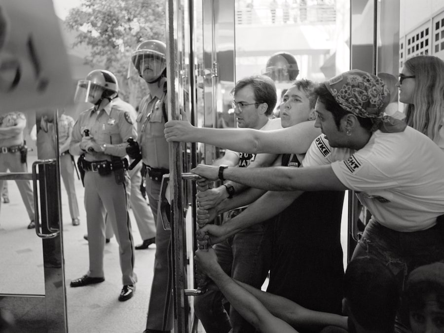 AB101 Demonstration by Catherine Opie, 1991 © Cath 1