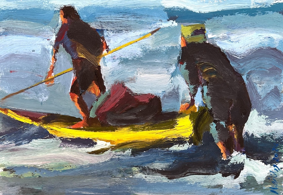 Scenes From Daily Life in Gaza, 2024, 20 x 30 cm(1 2