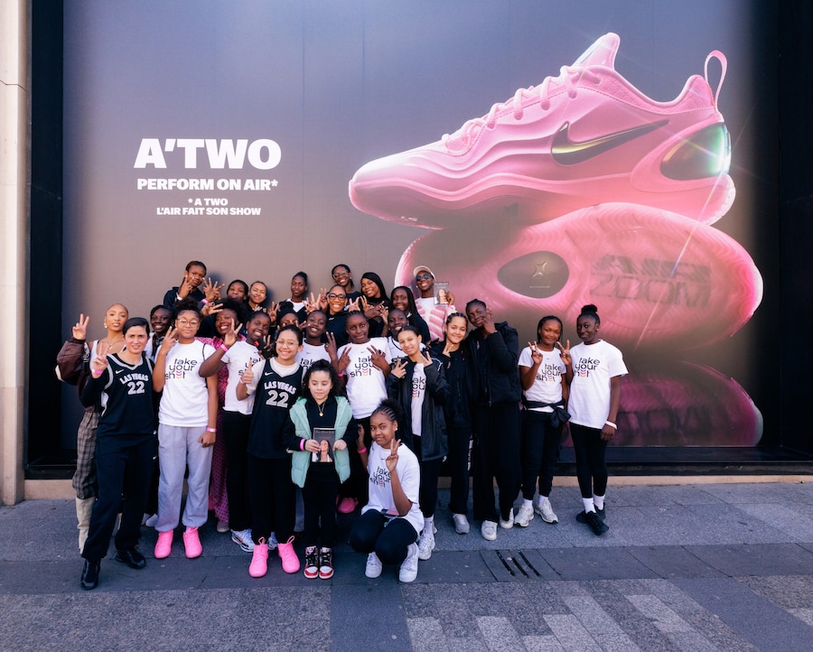A'ja Wilson nike shoe a'two 4