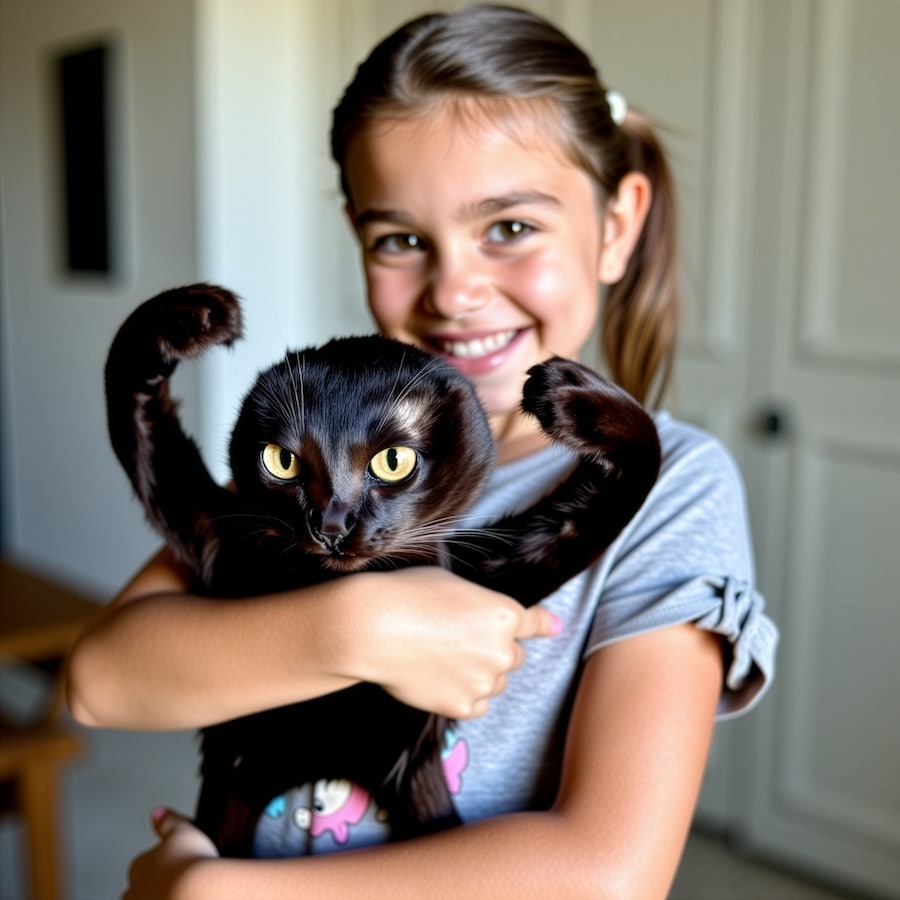 Eva &amp; Franco Mattes, Cursed Cat (2026) AI Generated Image 7