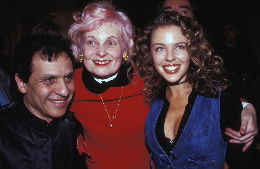 Kylie Minogue at the Vivienne Westwood AW93 fashion show 6