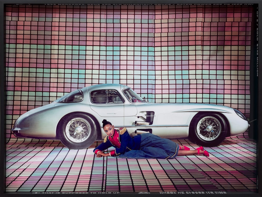 Sara Cwynar, Baby Blue Benzo, London Gallery Weekend 2026 4