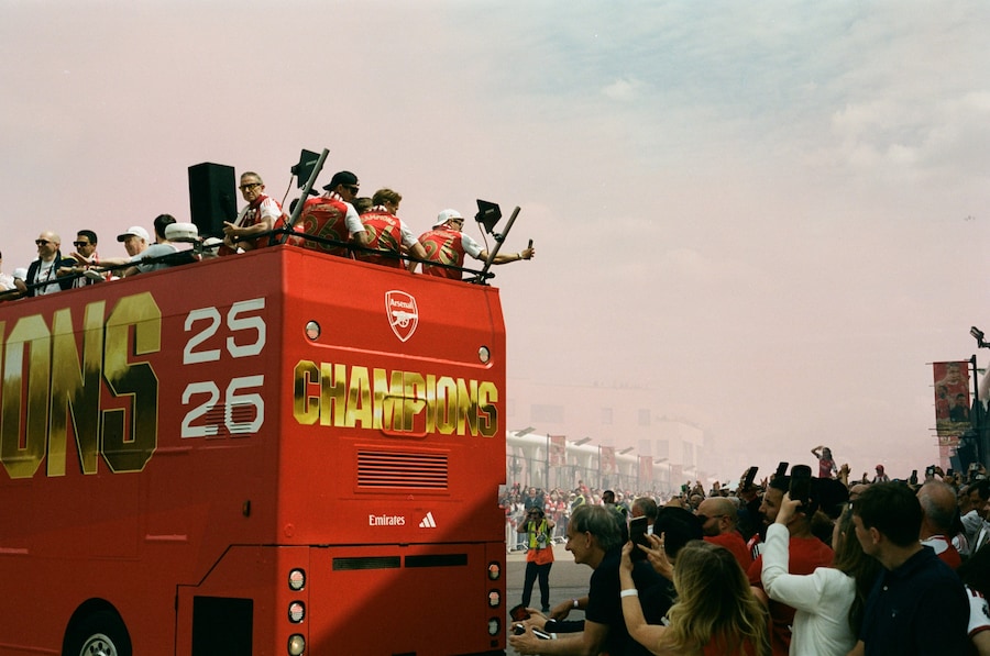 Arsenal champions parade 22