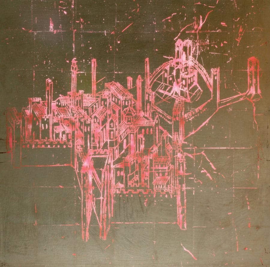 'Scratched City (After Lorenzetti)', 2009, Henriet 1