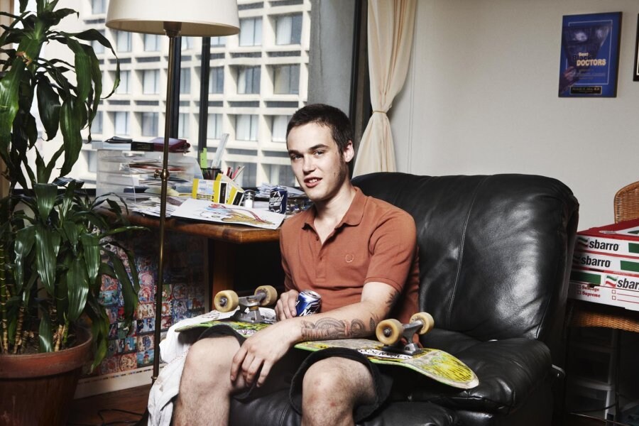 Polo shirt by Raf Simons for Fred Perry; Shorts fr 3