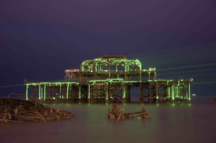 Creatmosphere&#39;s light installation at Brighton 3