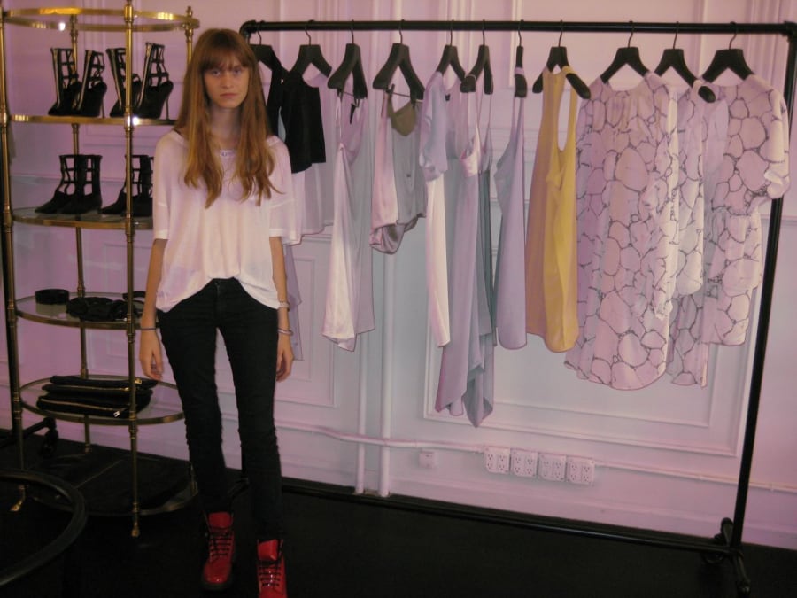 Caroline 17, an intern at Alexander Wang 4