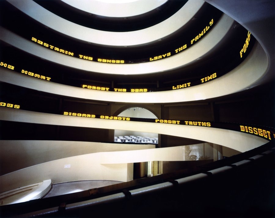 Installation for the Solomon R. Guggenheim Museum, 2