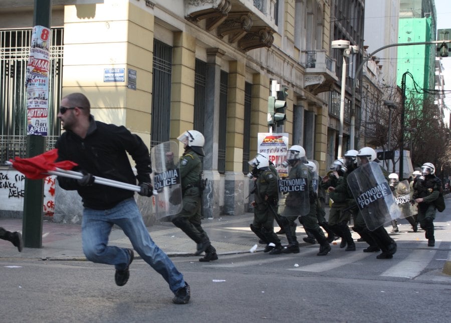 Clashes occurred as police reportedly used an aggr 11