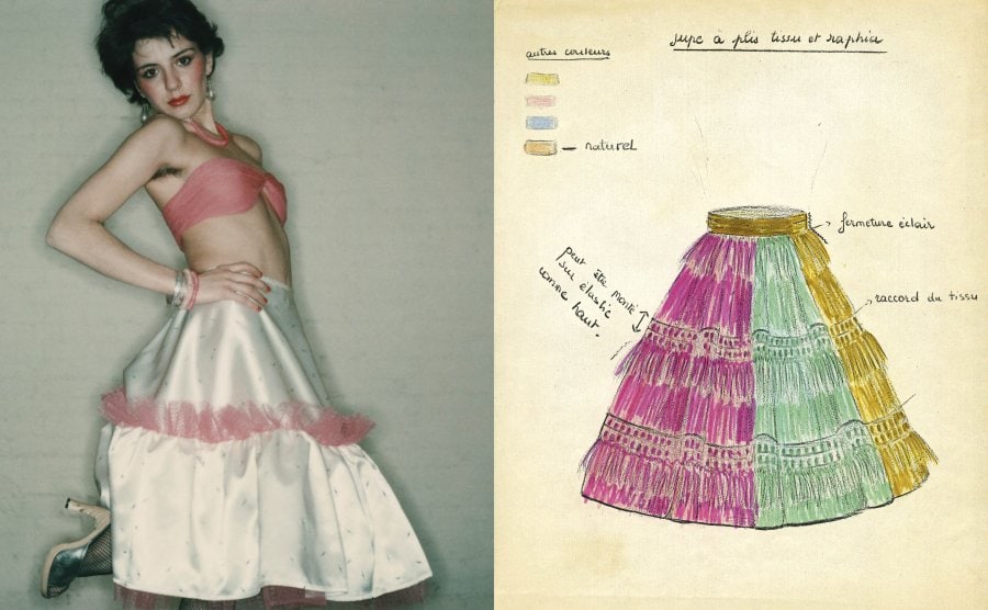 Maripol modeling her skirt, photo by Edo Bertoglio 5