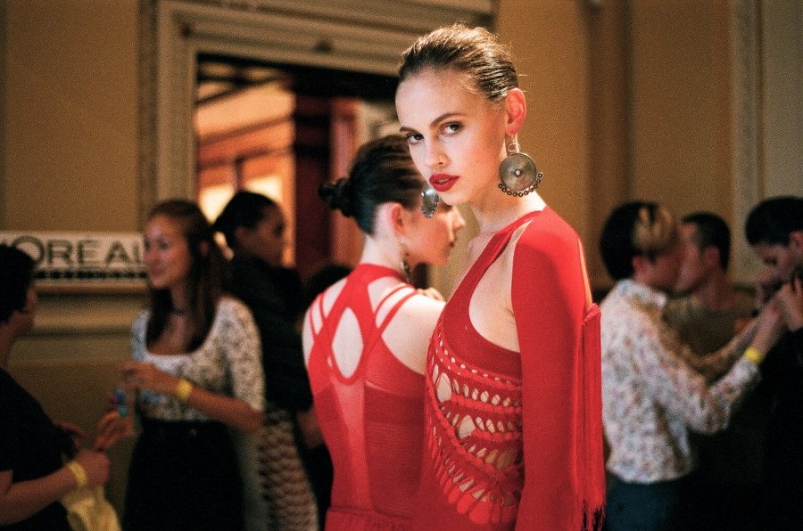 Backstage images at Mark Fast S/S 09 show during L 0