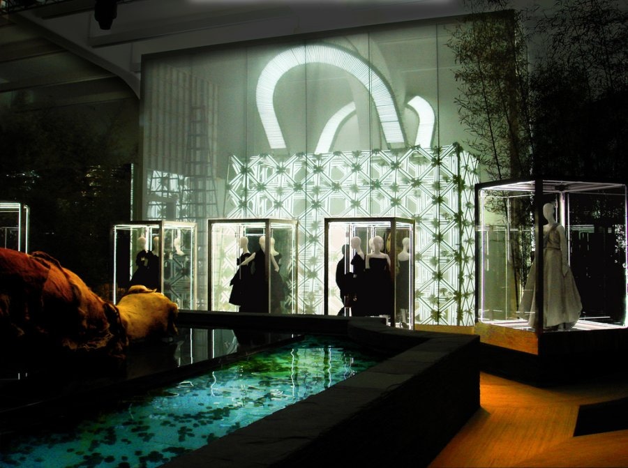 Lady Dior Bag in neon lights by Li Songsong. 10