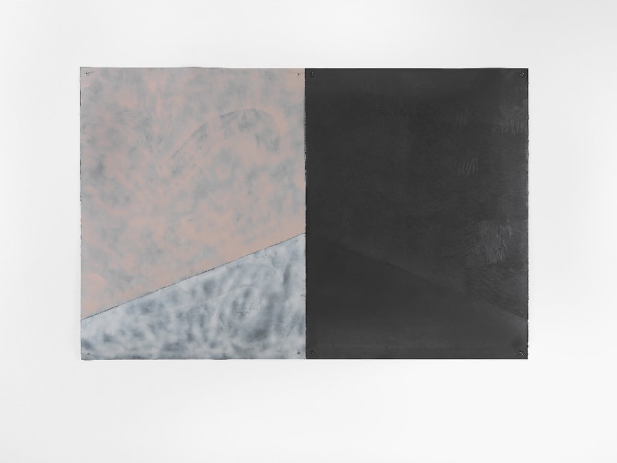 Dan Shaw-Town Untitled (diptych), 2010 Graphite an 0