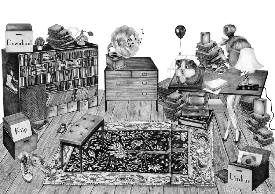 Annelie Carlström Anakronista Records 2010 Pencil 1