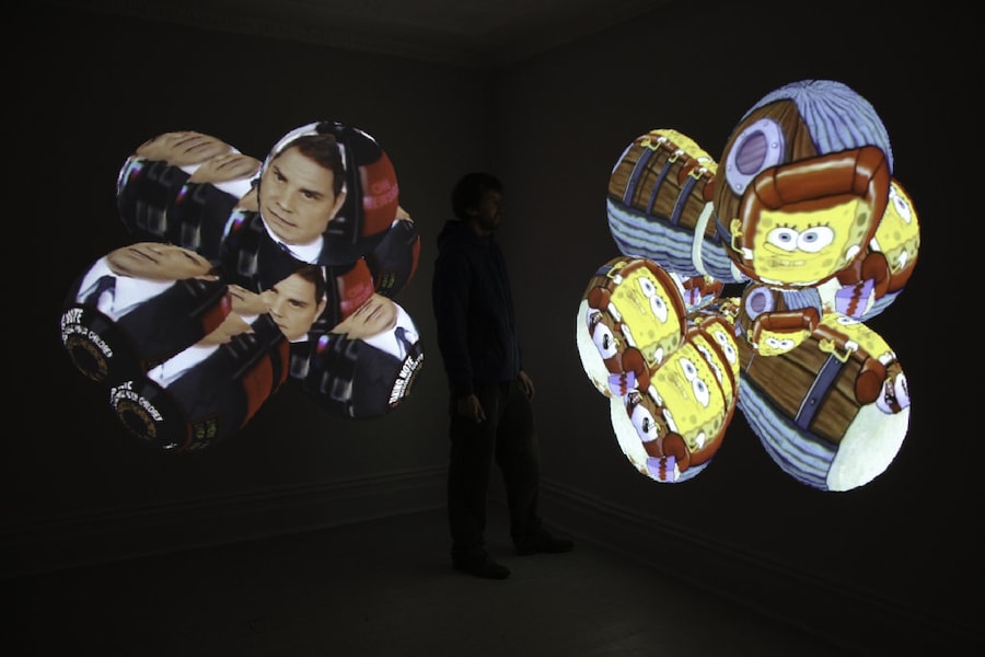Antoine Catala - TV Blobs, 2009 (installation view 12